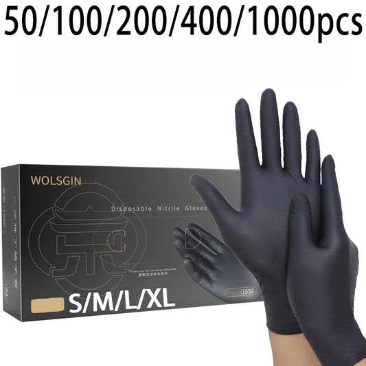 50/100/200/400/1000 Disposable Nitrile Gloves Used Food Cooking