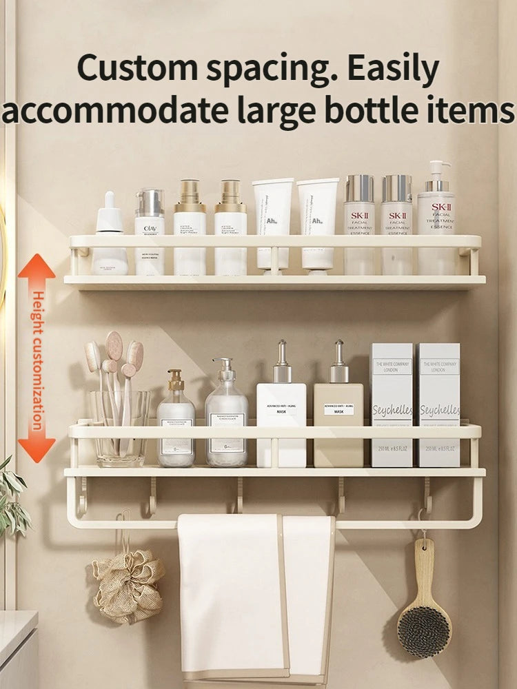 Yellow White Corner Shelf Bathroom Rack Shelf Organiser