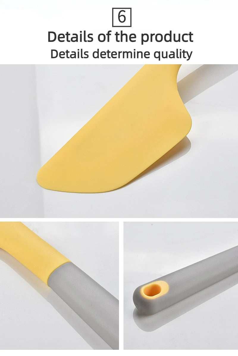 Silicone Spatula Heat Resistant Non-Stick Turner Spatula Baking