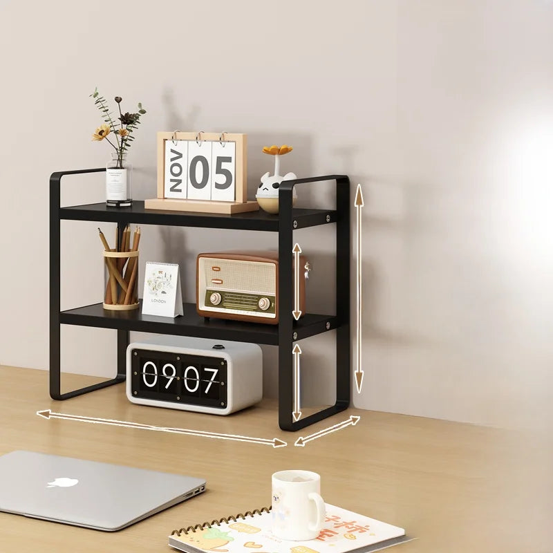 Multi-Layer Desk Organizer Rack Office Computer Table Storage
