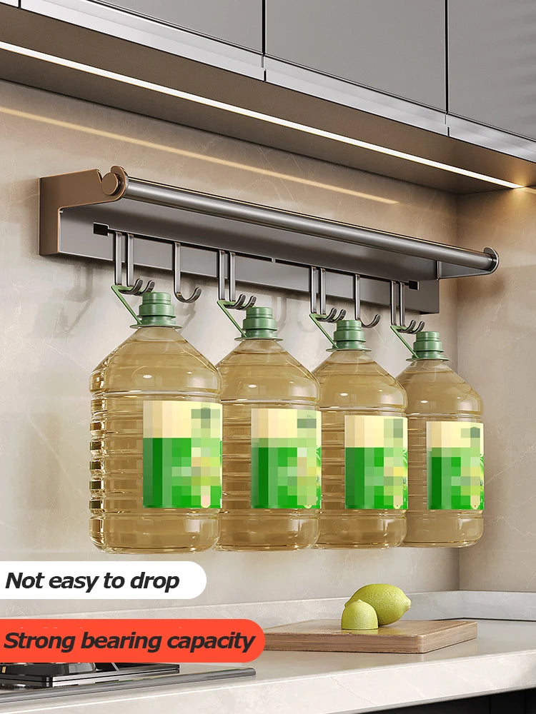 Stainless Steel Paper Towel Rack Wall Shelf Hook
