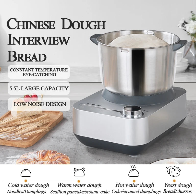 Sunatur 5l/8l Electric Dough Mixer Kneader Mixer Stand