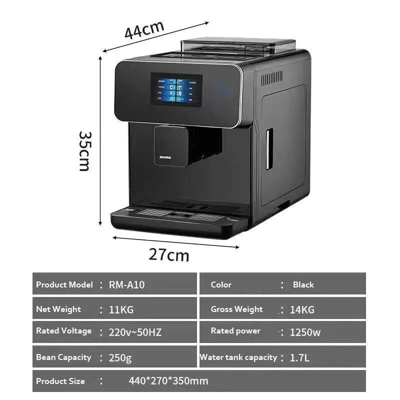220v Fresh Ground Coffee Machine Fully Automatic Espresso
