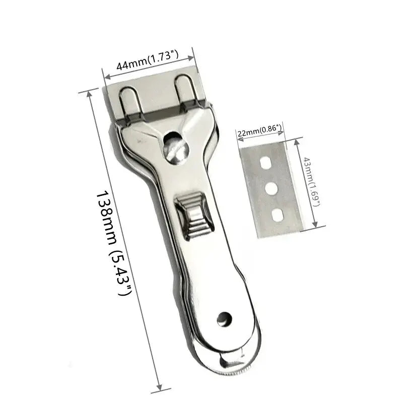 1pc Scraper Cleaner 5pcs Spare Blades Or 10