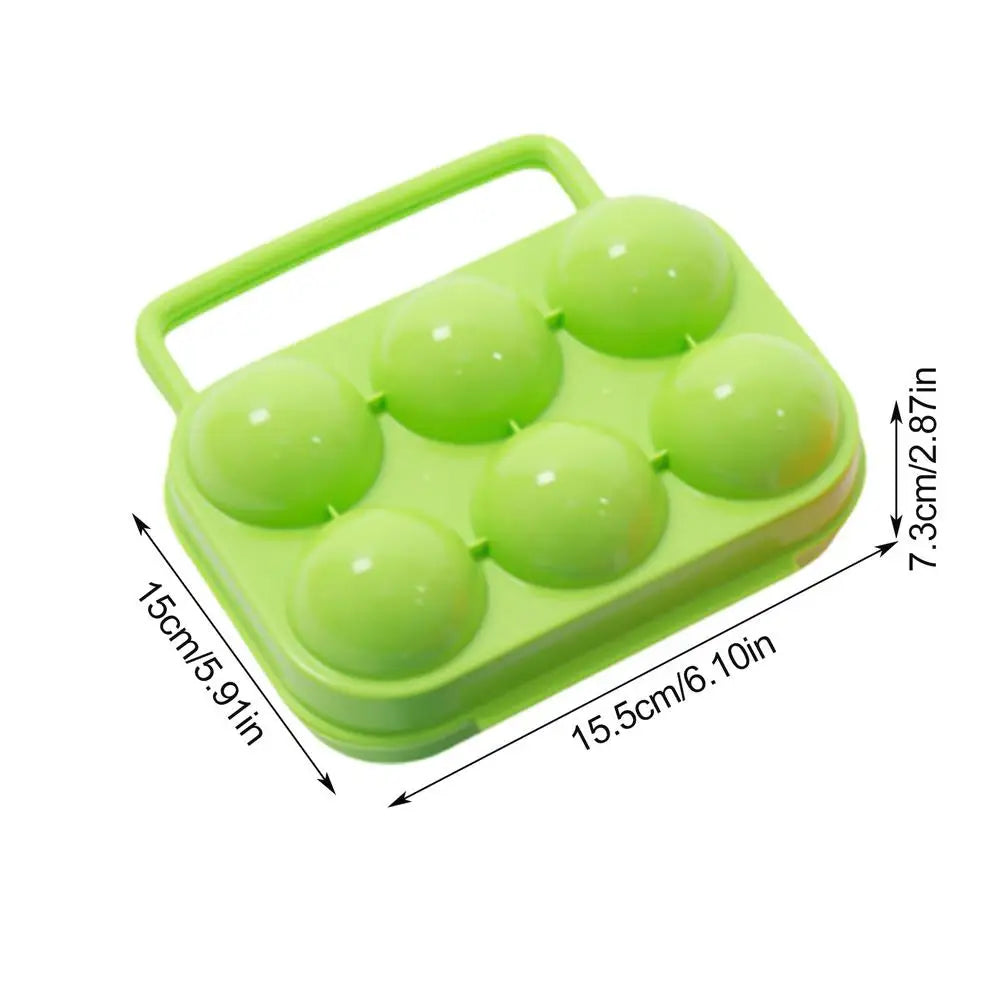 Camping Egg Container Traveling Outdoor Organizer Case Storage
