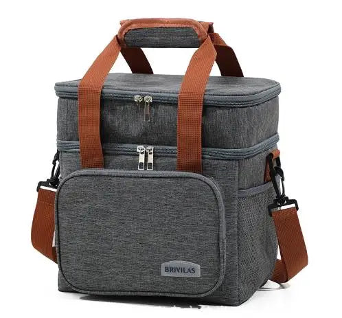 Fashion Crossbody Insulated Lunch Bag Large Capacity Thermal
