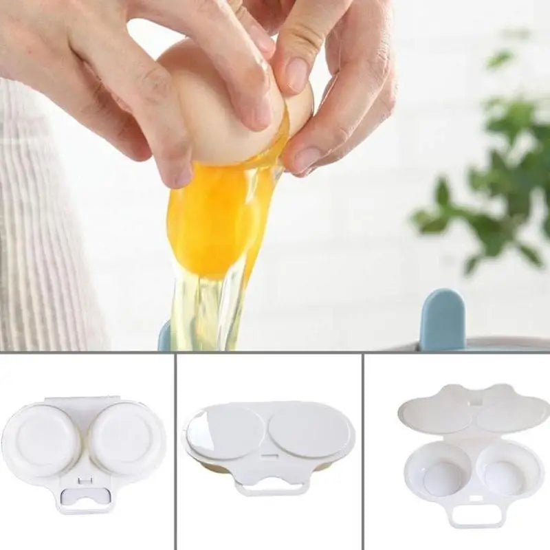 Food Grades Plastic Microwave Cooking Eggs Steamer Convenient