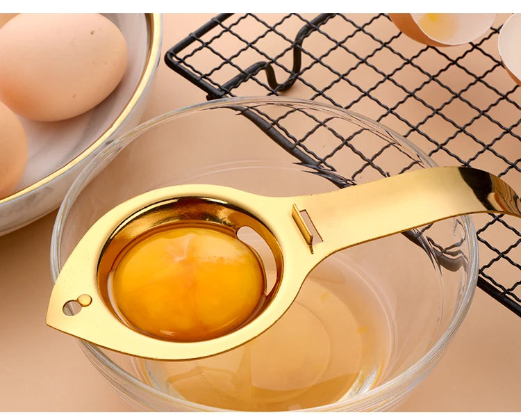1pc Egg Separator Stainless Steel Egg Yolk White