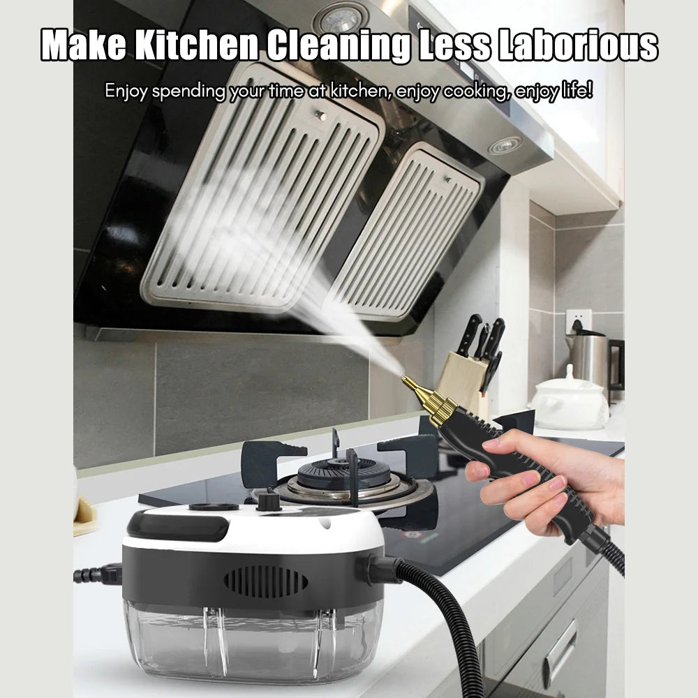 1500w Handheld Steam Cleaner High Temperature Pressurized Steam