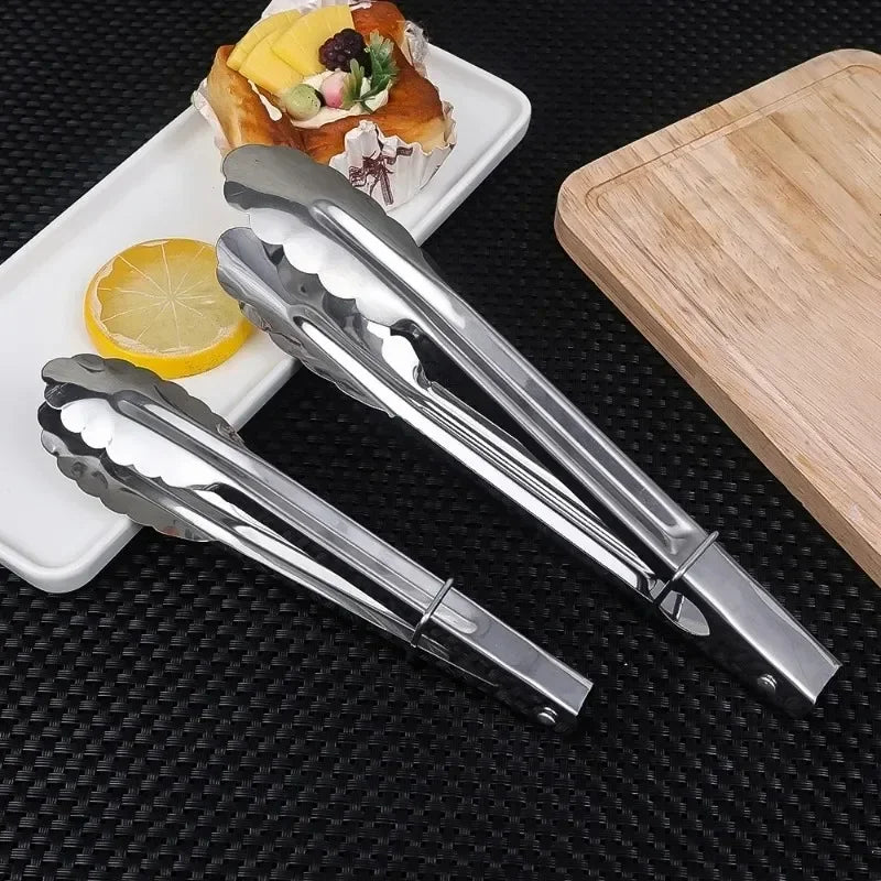 Stainless Steel Food Tongs Food Grade Meat Steak