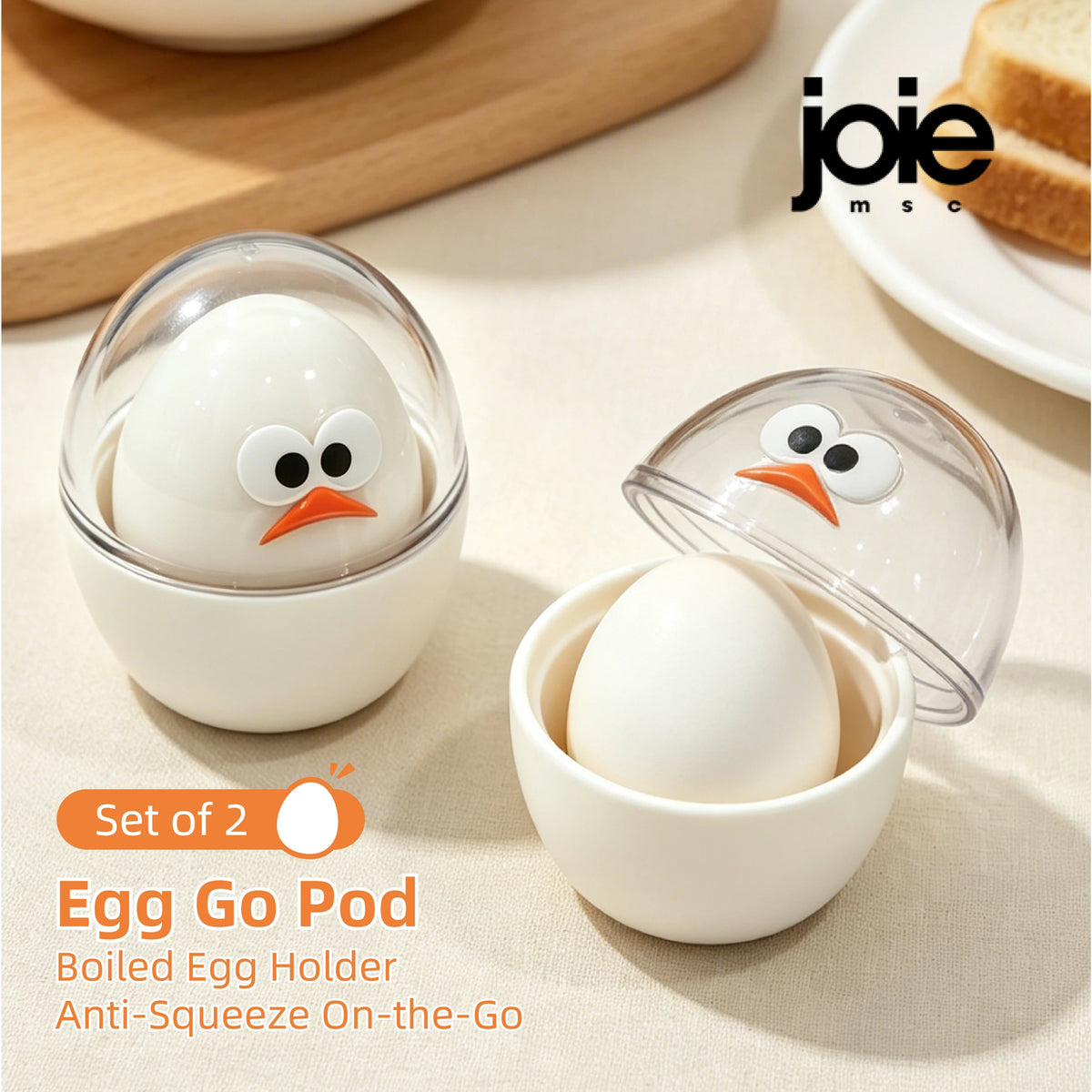 Joie Egg Holder 2pcs Shatter Proof Egg Case