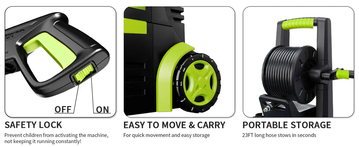 2026new Pressure Power Washer 5000psi Adjustable Touch Screen