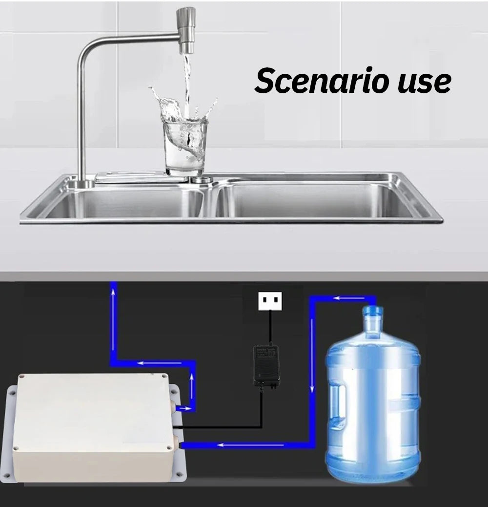 Tungfull 12v Electric Water Pump Faucet Galley Automatic