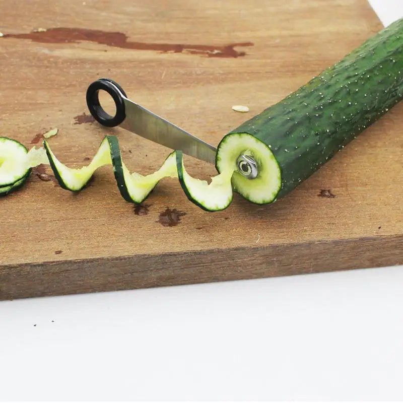 1pc Spiral Slicer Twister Blade Cucumber Curler Salad