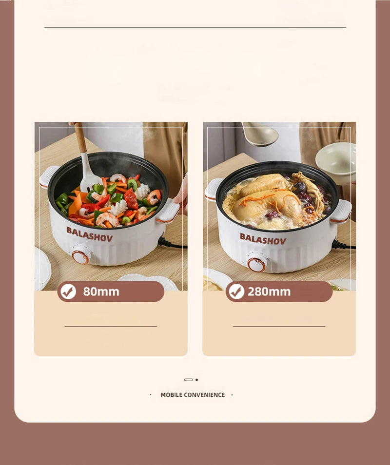 5l/3l Electric Rice Cooker Double Layer Pan Non-Stick