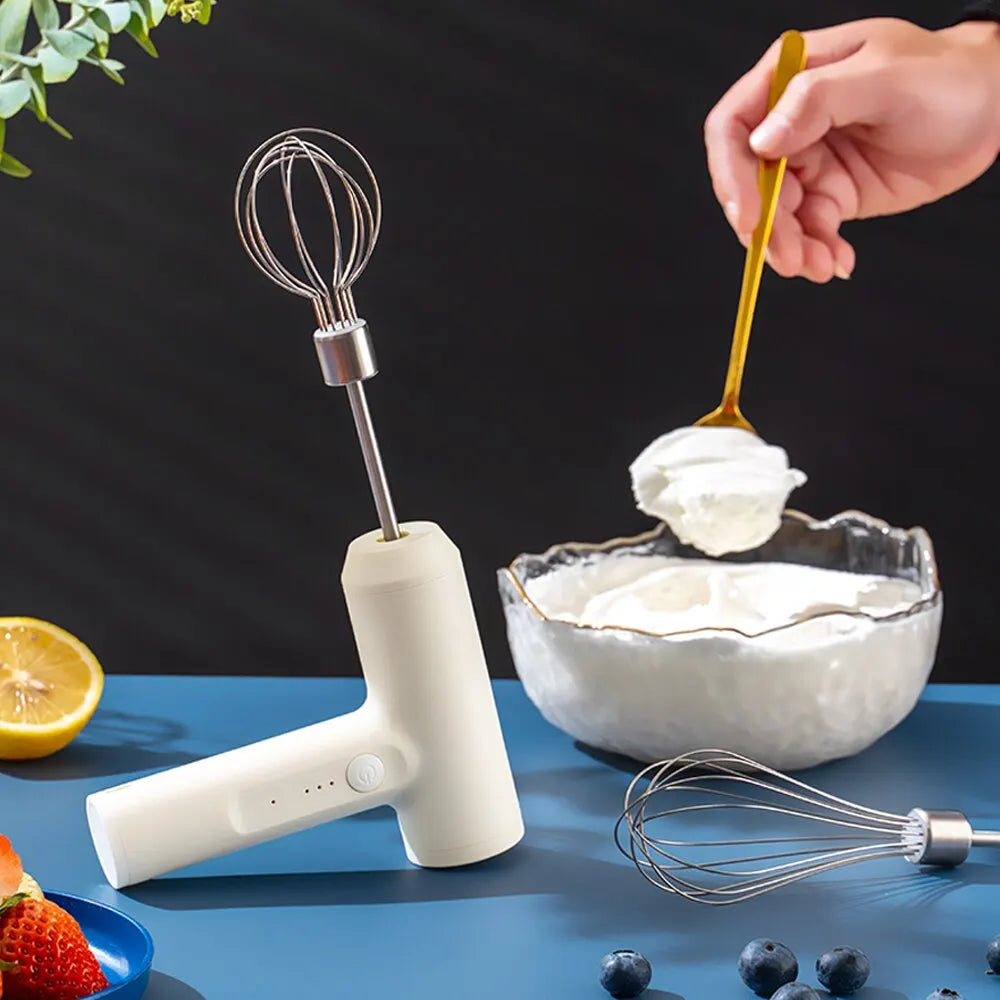 Wireless Electric Food Mixer Speeds Egg Beater Baking