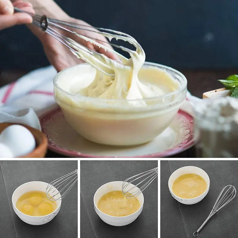 Whisk 5/7 Inch Egg Mixer Cream Whipper Compact