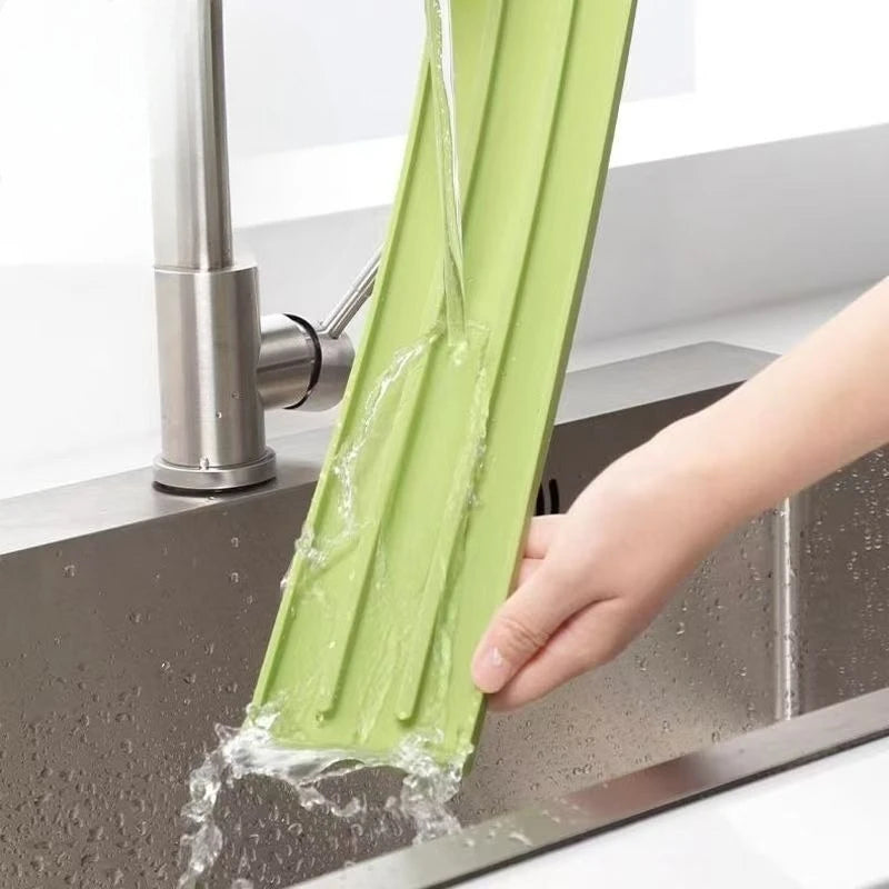 Sink Silicone Tray Drain Soap Sponge Storage Holder