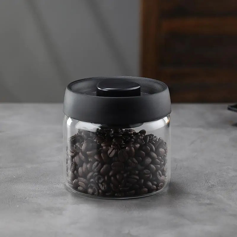 Vacuum Sealed Tank Coffee Bean Glass Sealed Jar