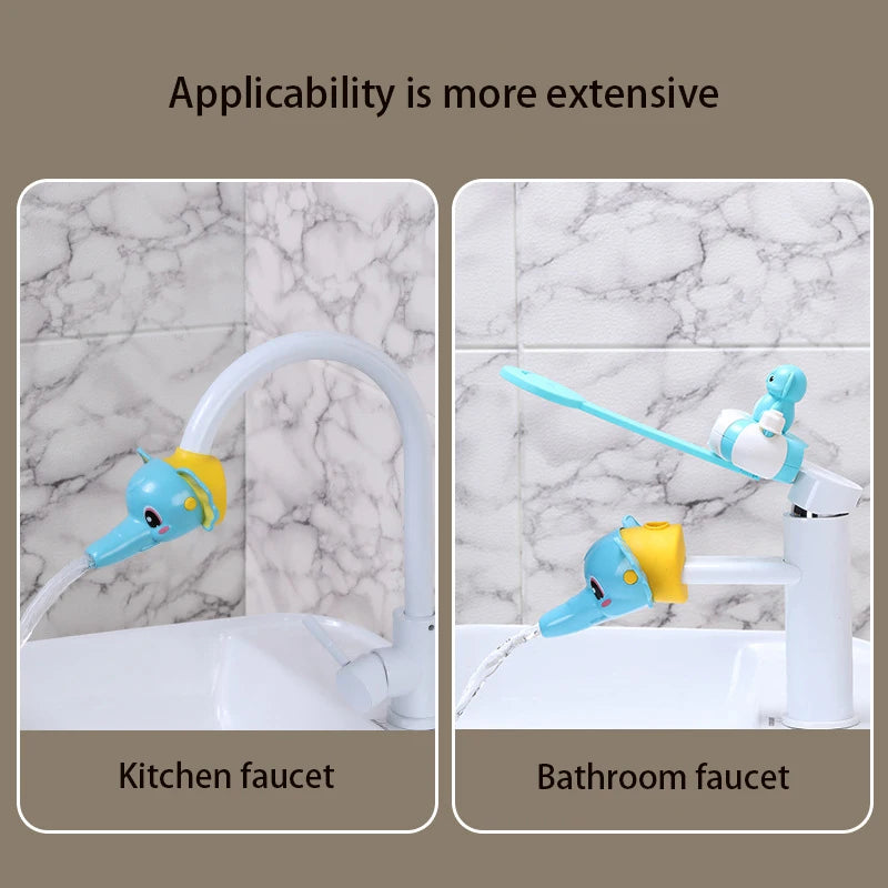 Children Cartoon Faucet Extender Bath Toys Kids Hand