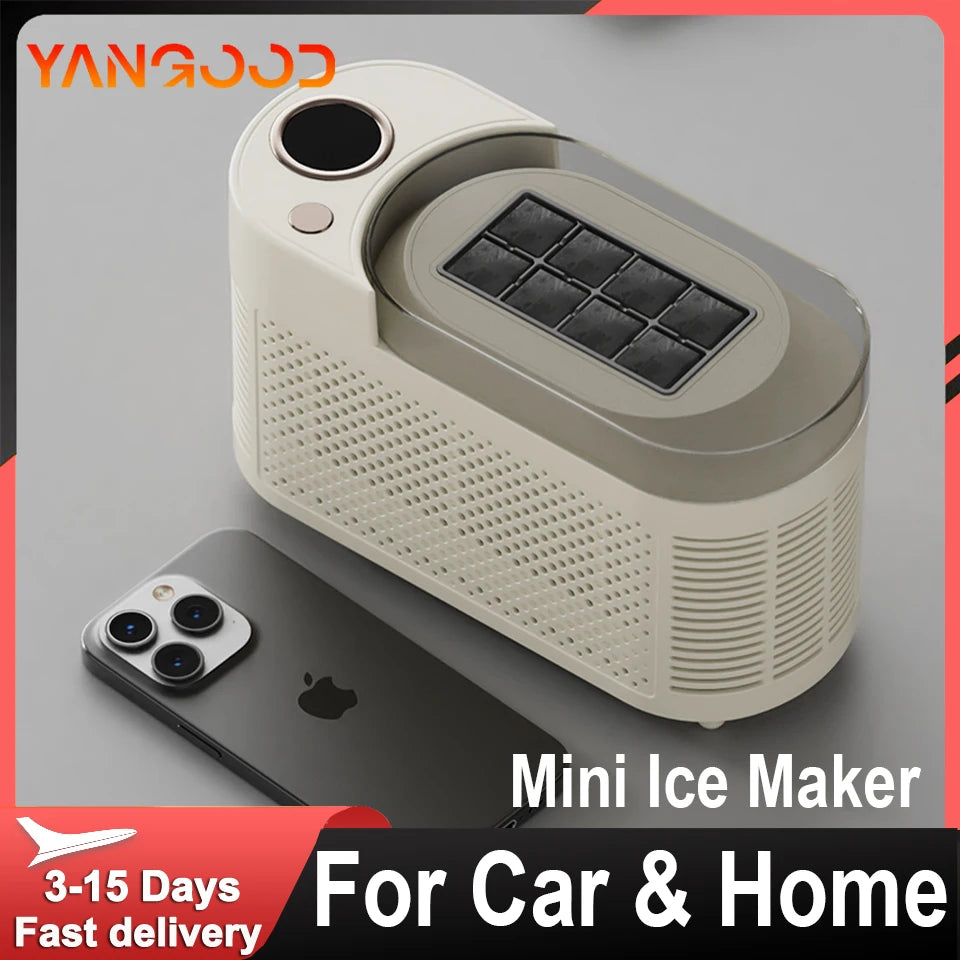 Yangood 120w Mini Countertop Ice Maker Fast Camping