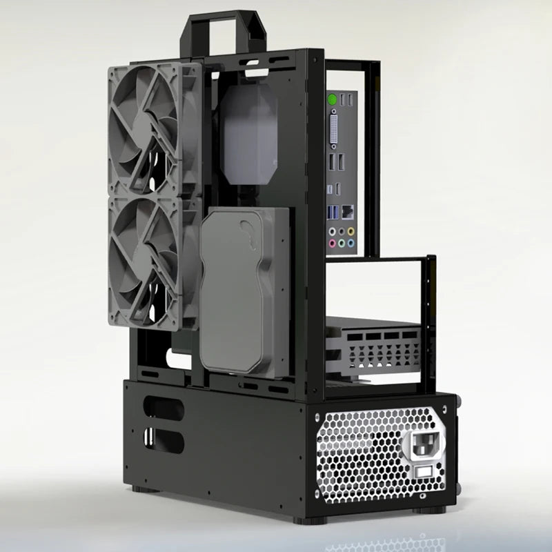 Open Frame Pc Case 240/360 Liquid & Air