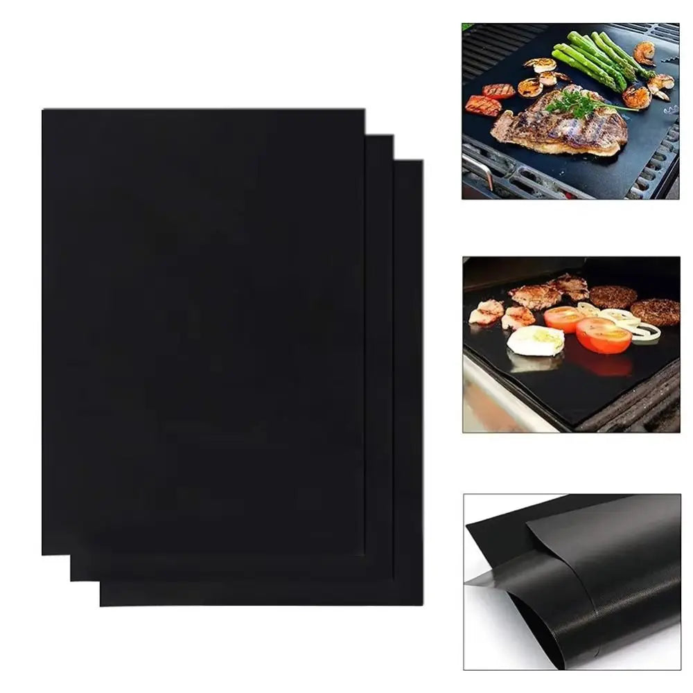 Heat Resistant Bbq Grill Mat Easy Clean Heat