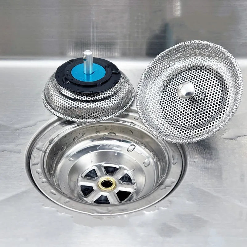 Waste Plug Sink Strainer Stainless Steel Basin Drain