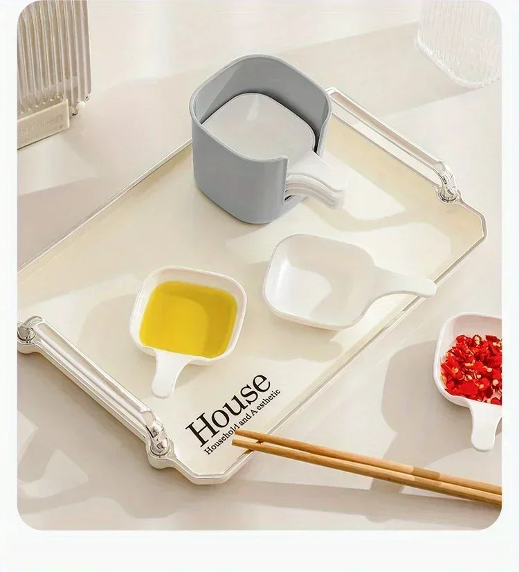 7pcs/Set Sauce Dish Food Sauce Dish Dipping Dish