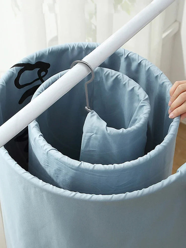 Rotating Spiral Laundry Hanger Circular Drying Rack Sheets