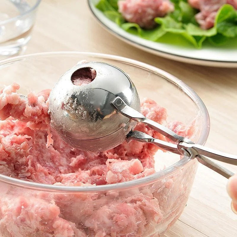 Meat Ball Maker Stainless Steel Clip Round Rice