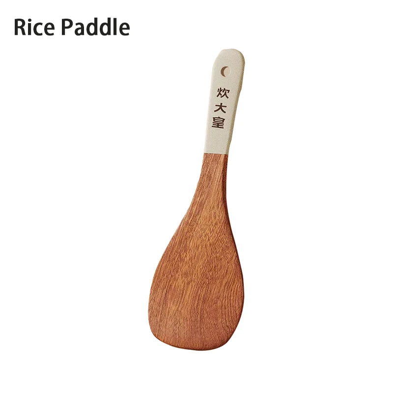 Cooker King Ebony Wood Cooking Non-Stick Pan Spatula