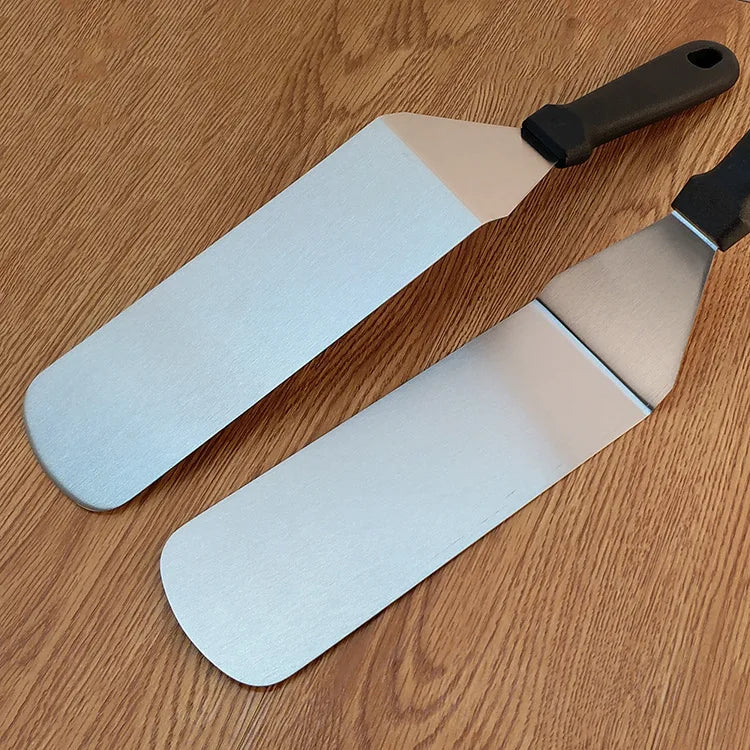 Stainless Steel Scraper Cooking Spatula Barbecue Spatula Plate