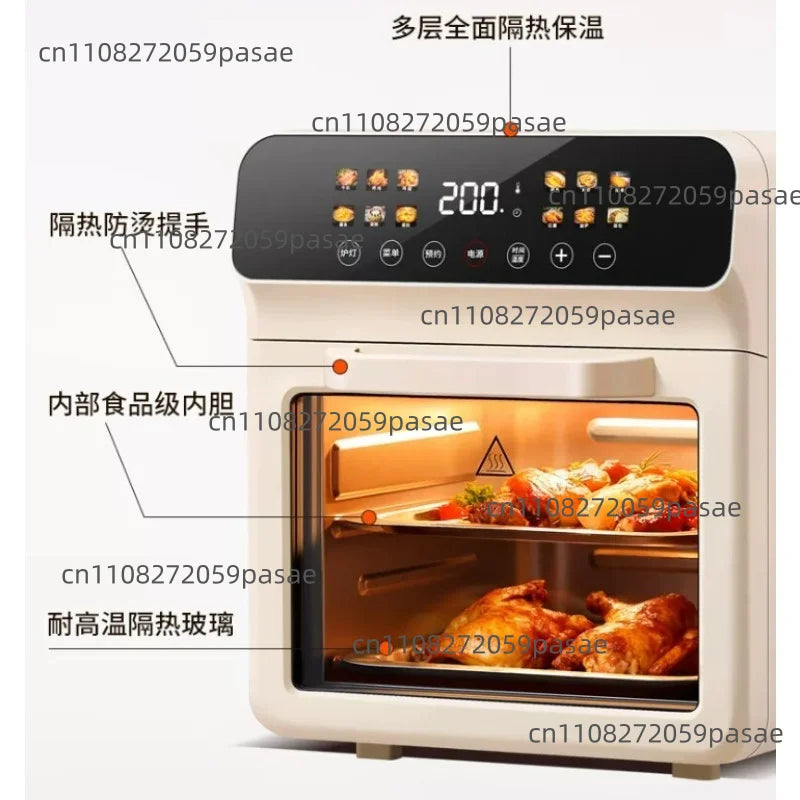 Large-Capacity Touchscreen Smart Multi-Function Air Fryer Oven