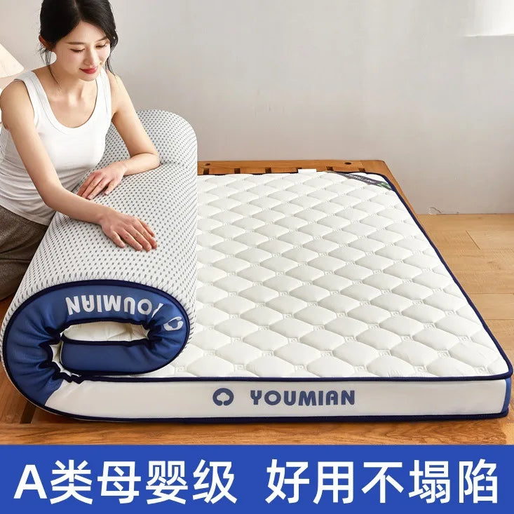 Latex Memory Foam Mattress Soft Pad Bed Bedroom