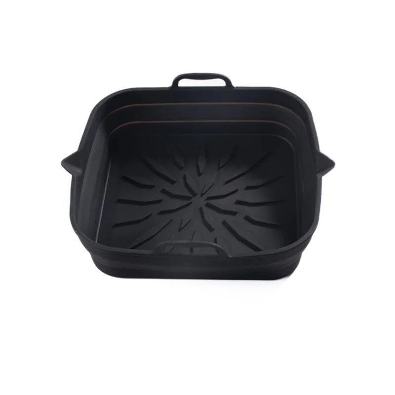 Silicone Air Fryers Liner Oven Baking Tray Square