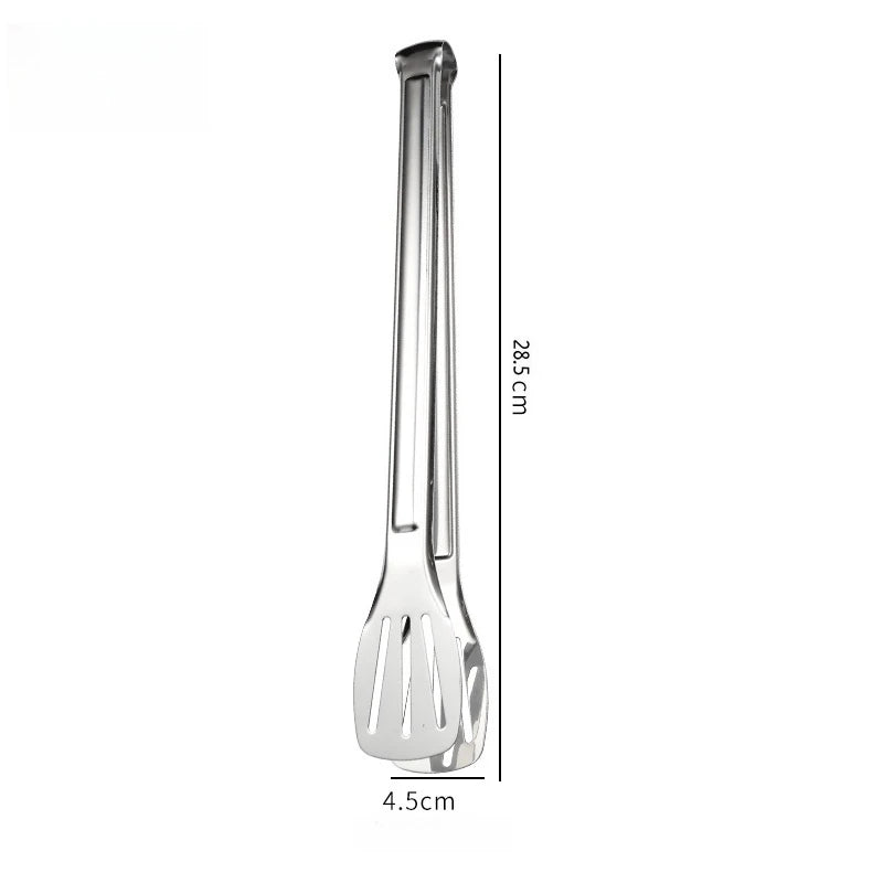 Stainless Steel Food Tongs Barbecue Tongs Meat Salad