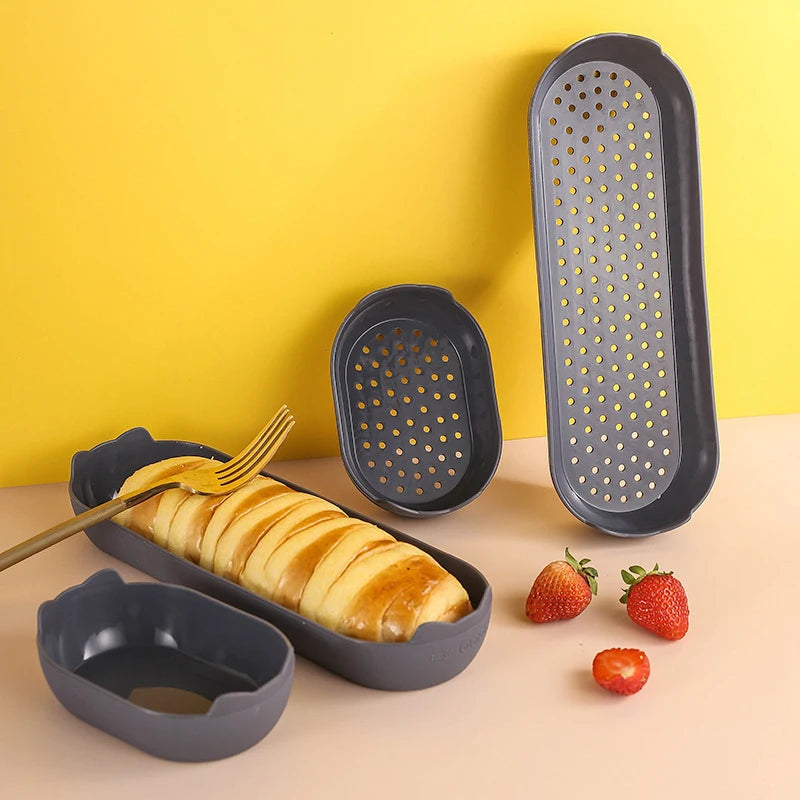 4pcs Baking Mold Loaf Pan Heat Resistant Toast