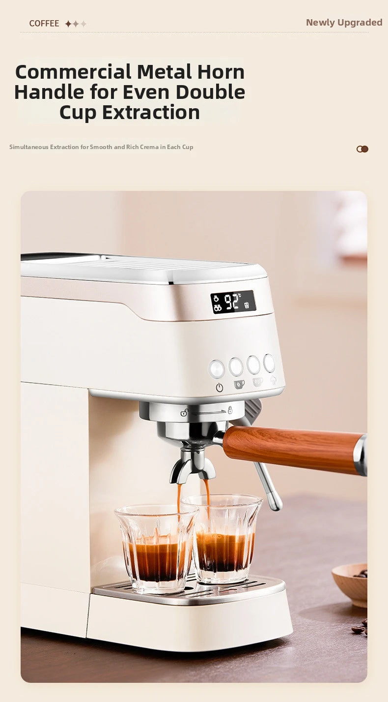Pro Semi-Automatic Espresso Machine 20bar Pressure Compact Small