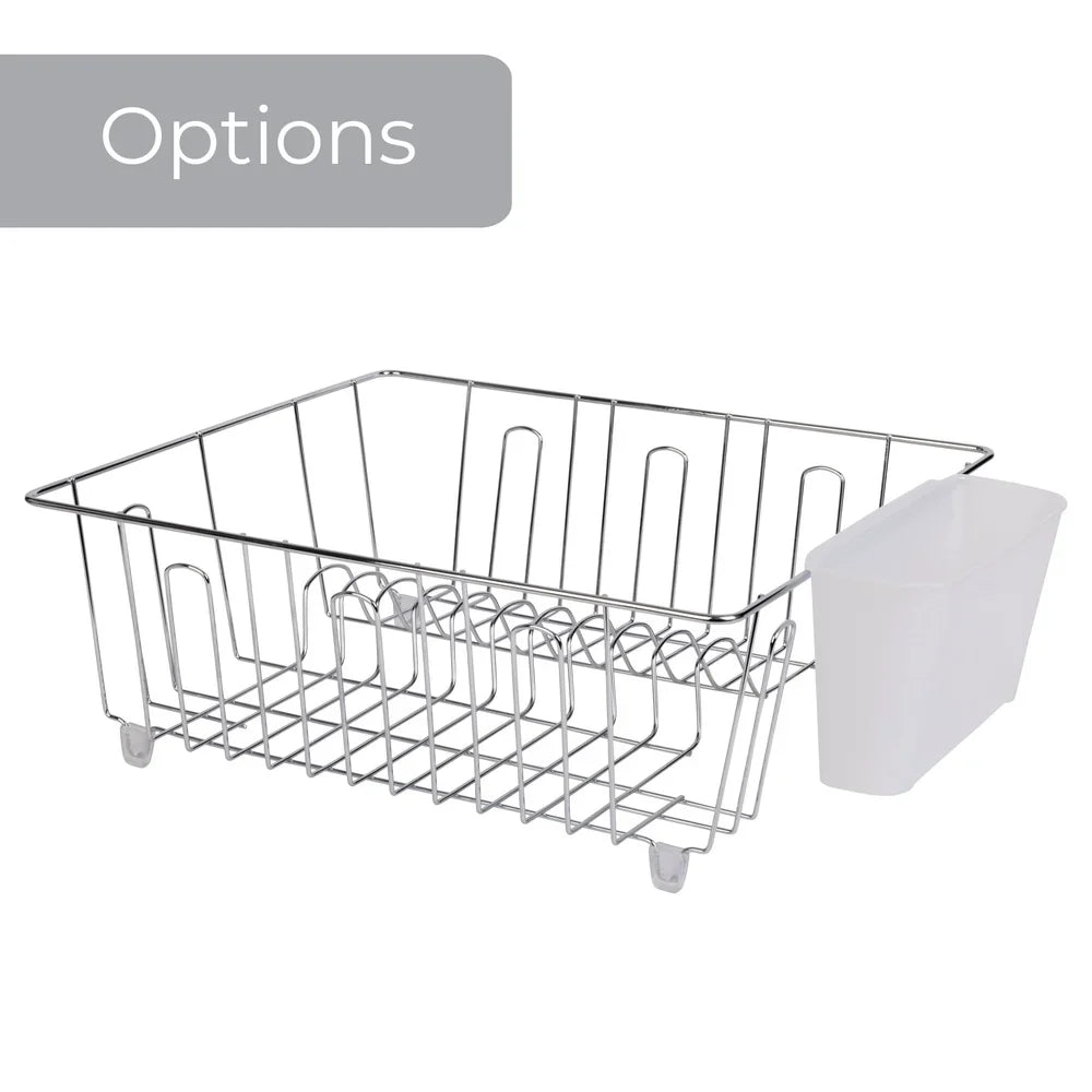 Small Wire Dish Rack Organizer Cutlery Cup Compact