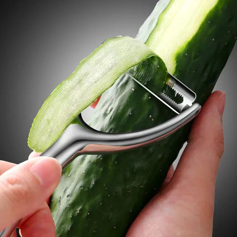 Heavy-Duty 304 Stainless Steel Peeler Fruit & Vegetable