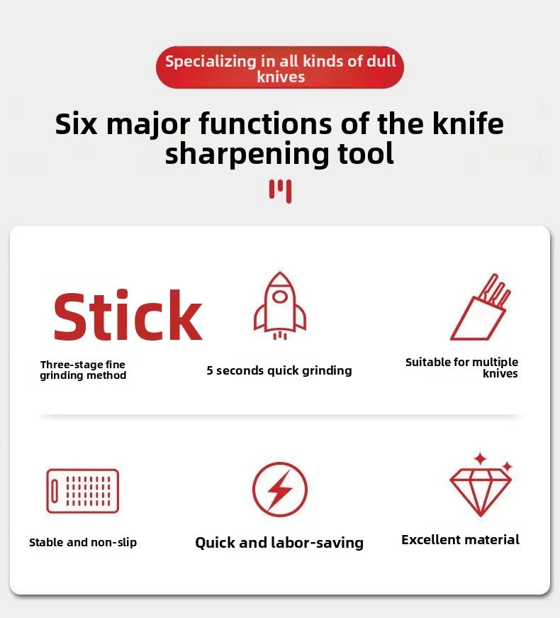 Knife Sharpener Stage Fast Grinding Professional Sharpening