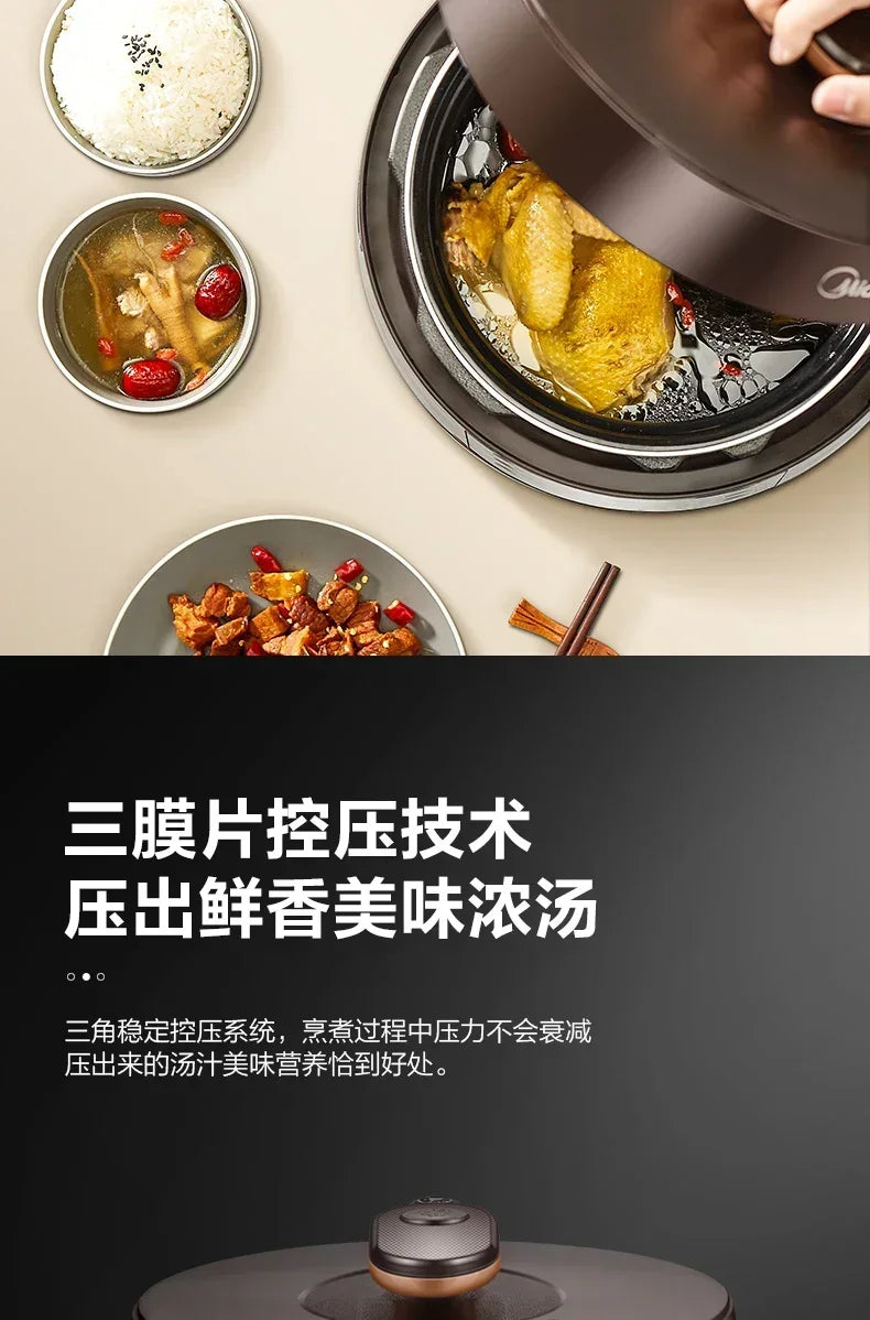 Midea Large-Capacity Intelligent High-Pressure Rice Cooker