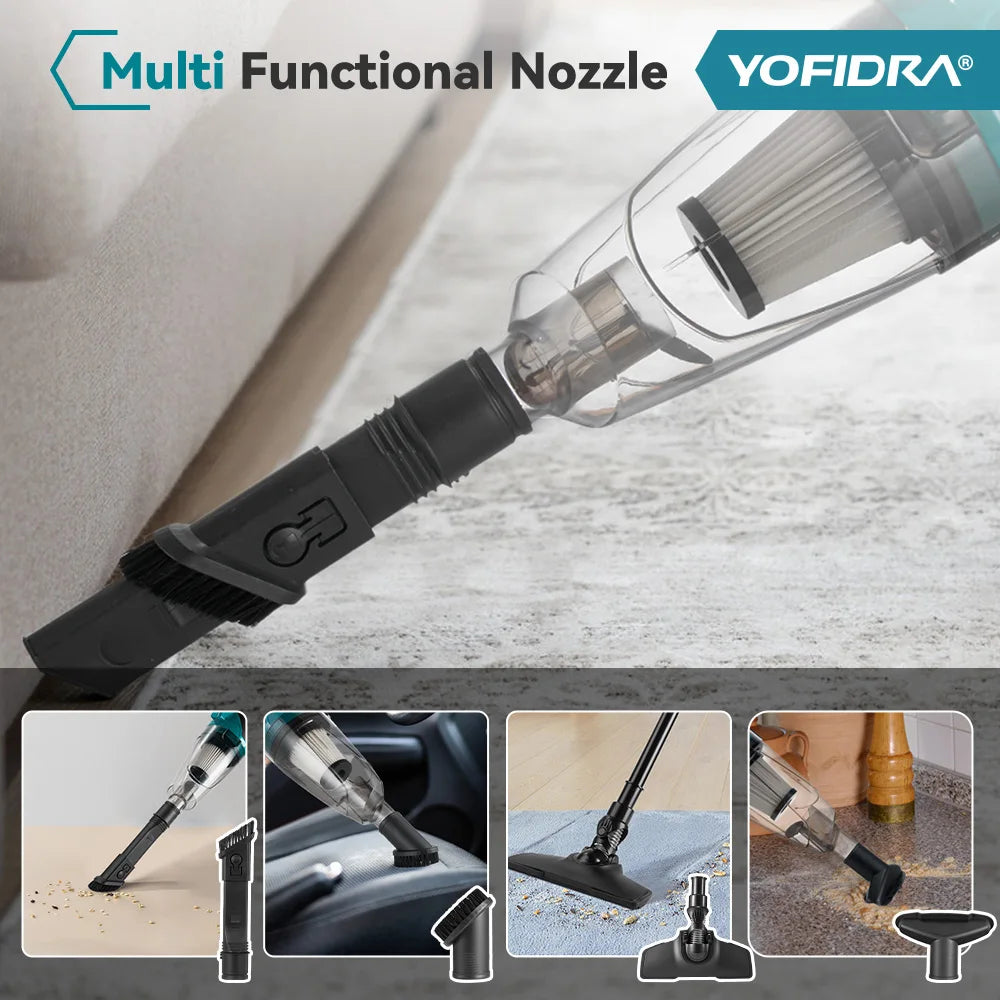 Yofidra Cordless Handheld Vacuum Cleaner Fit Powerful