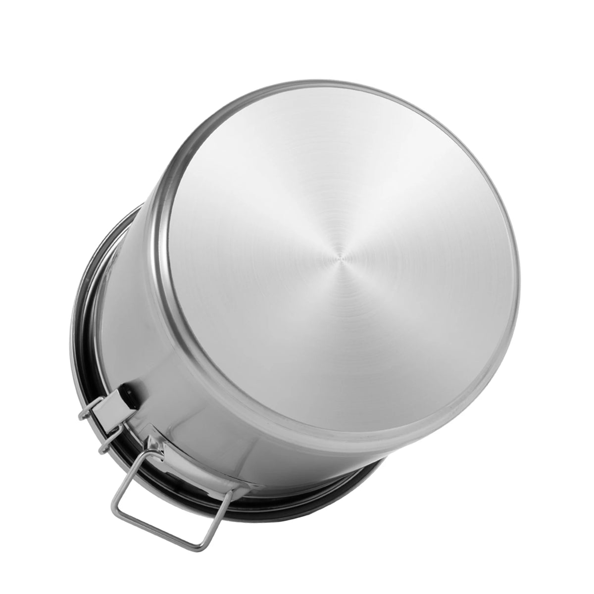 21/33l Stainless Steel Storage Bucket Lid & Handles