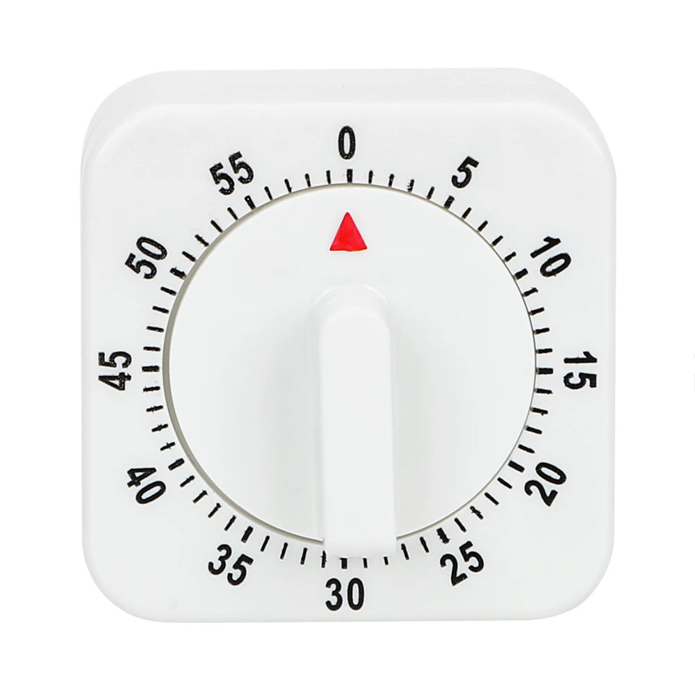 Hilife Practical 60 Minutes Timer Cooking White Square