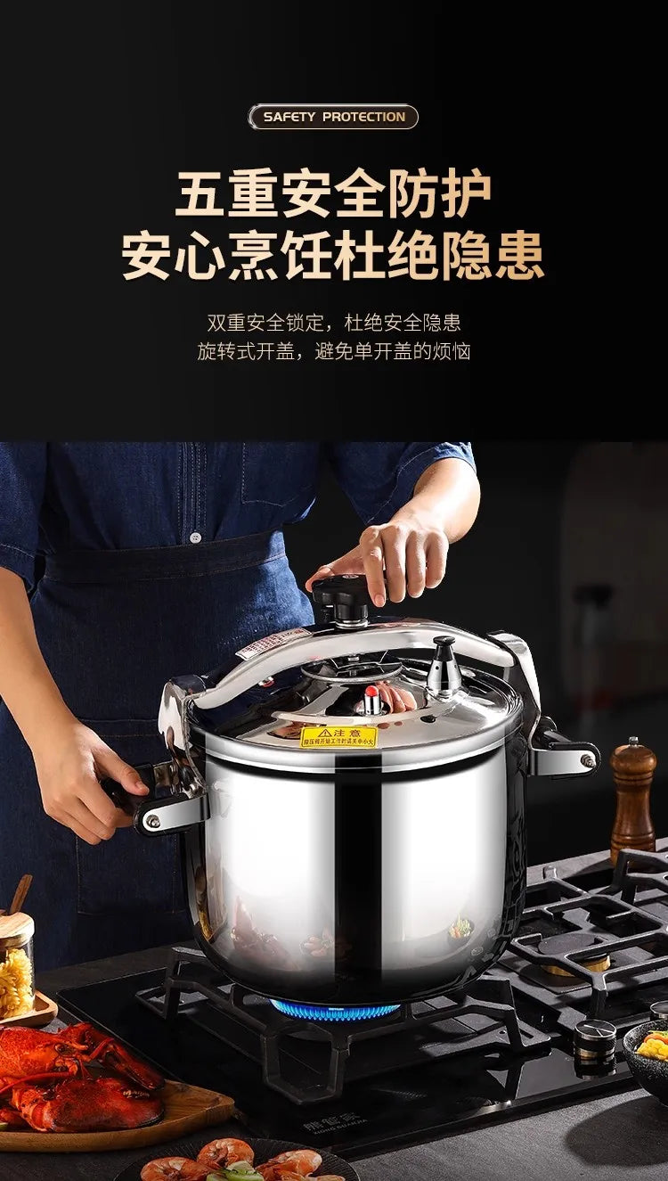 Korean Style Pressure Cooker - Explosion-Proof Stainless Steel