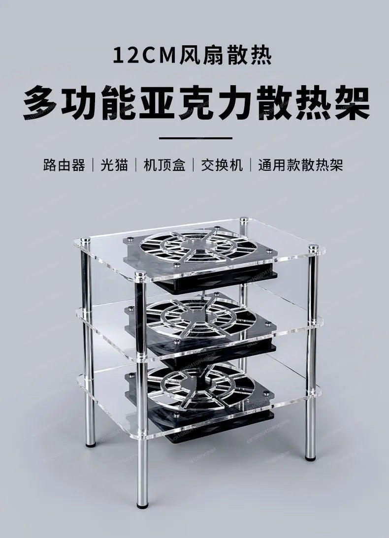 Mesh Design Cooling Rack 12cm Usb Fan -