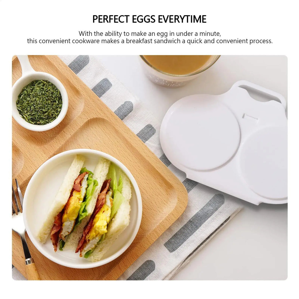 Food Grades Plastic Microwave Cooking Eggs Steamer Convenient