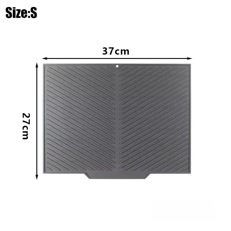 Silicone Drying Mat Pot Dishes Nonslip Heat Resistant